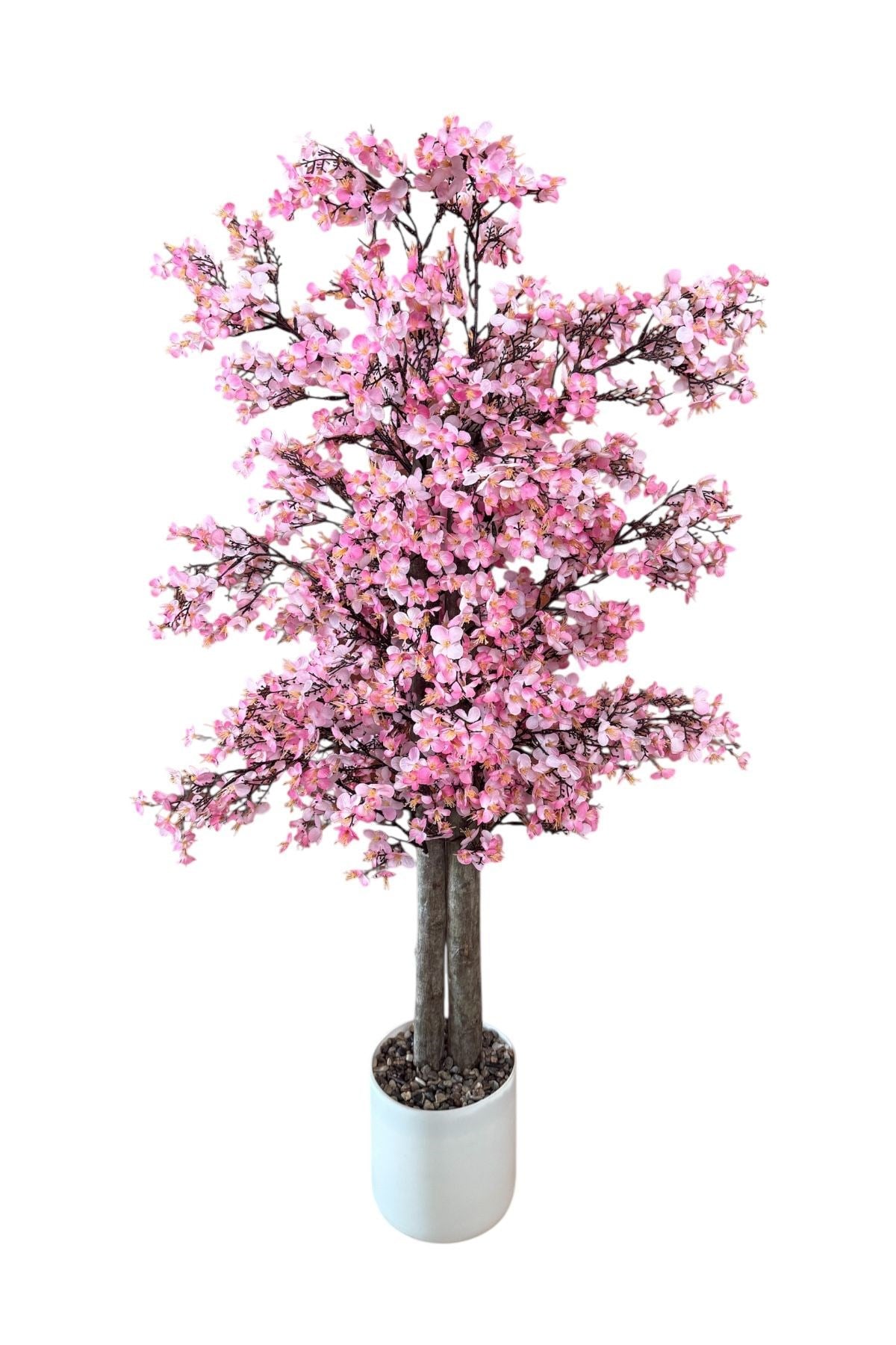 Yoğun Yapraklı 100 cm Yapay Sakura Bahar Dalı Ağacı Premium 