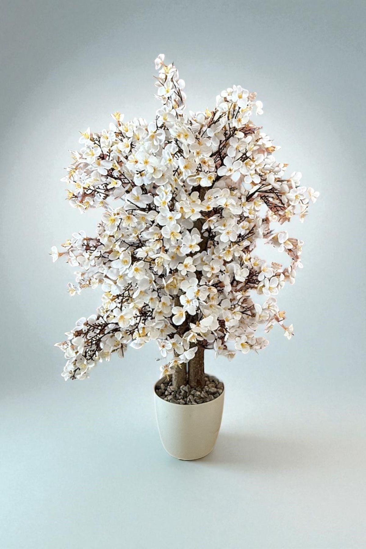 Yoğun Yapraklı 60 cm Yapay Sakura Bahar Dalı Ağacı
