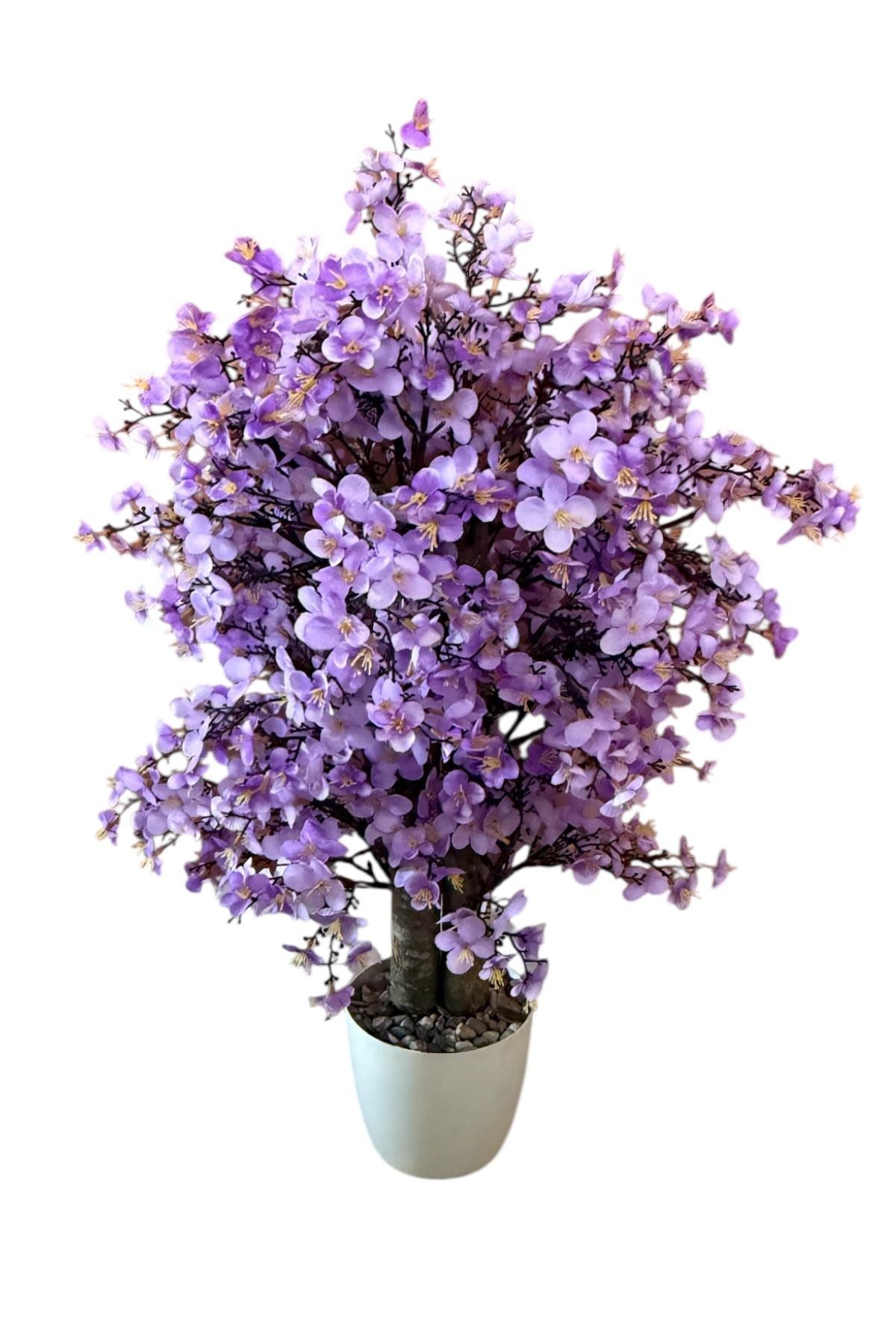 Yoğun Yapraklı 60 cm Yapay Sakura Bahar Dalı Ağacı