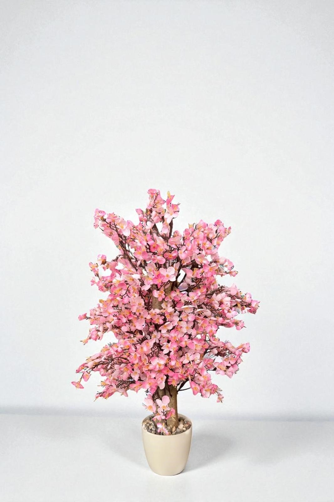 Yoğun Yapraklı 60 cm Yapay Sakura Bahar Dalı Ağacı
