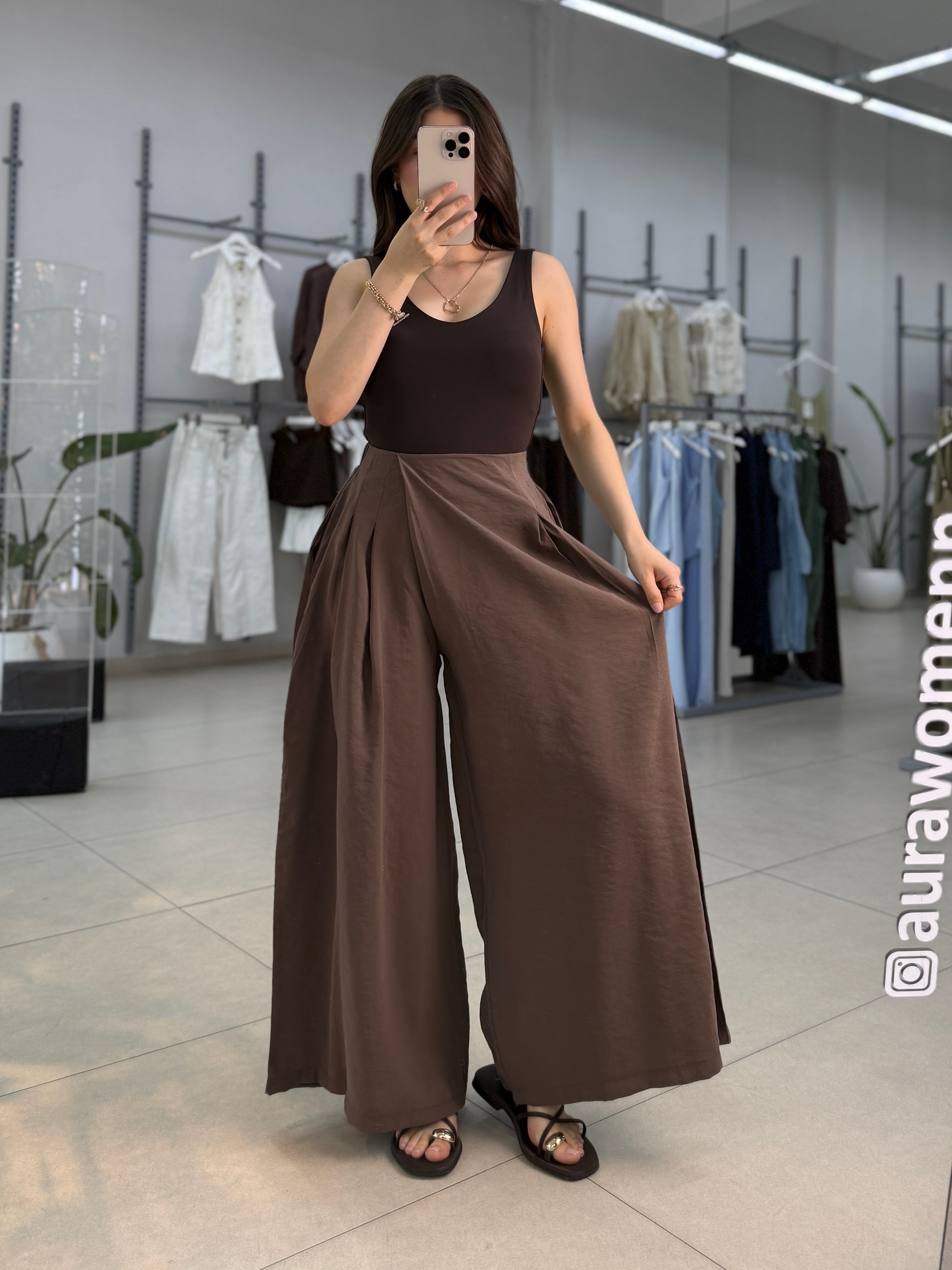Asimetrik Tensel Pantolon