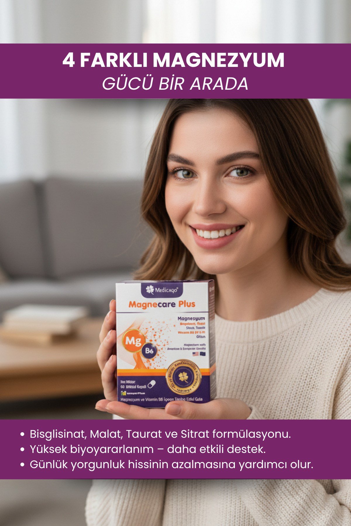Magnecare Plus 60 kapsül