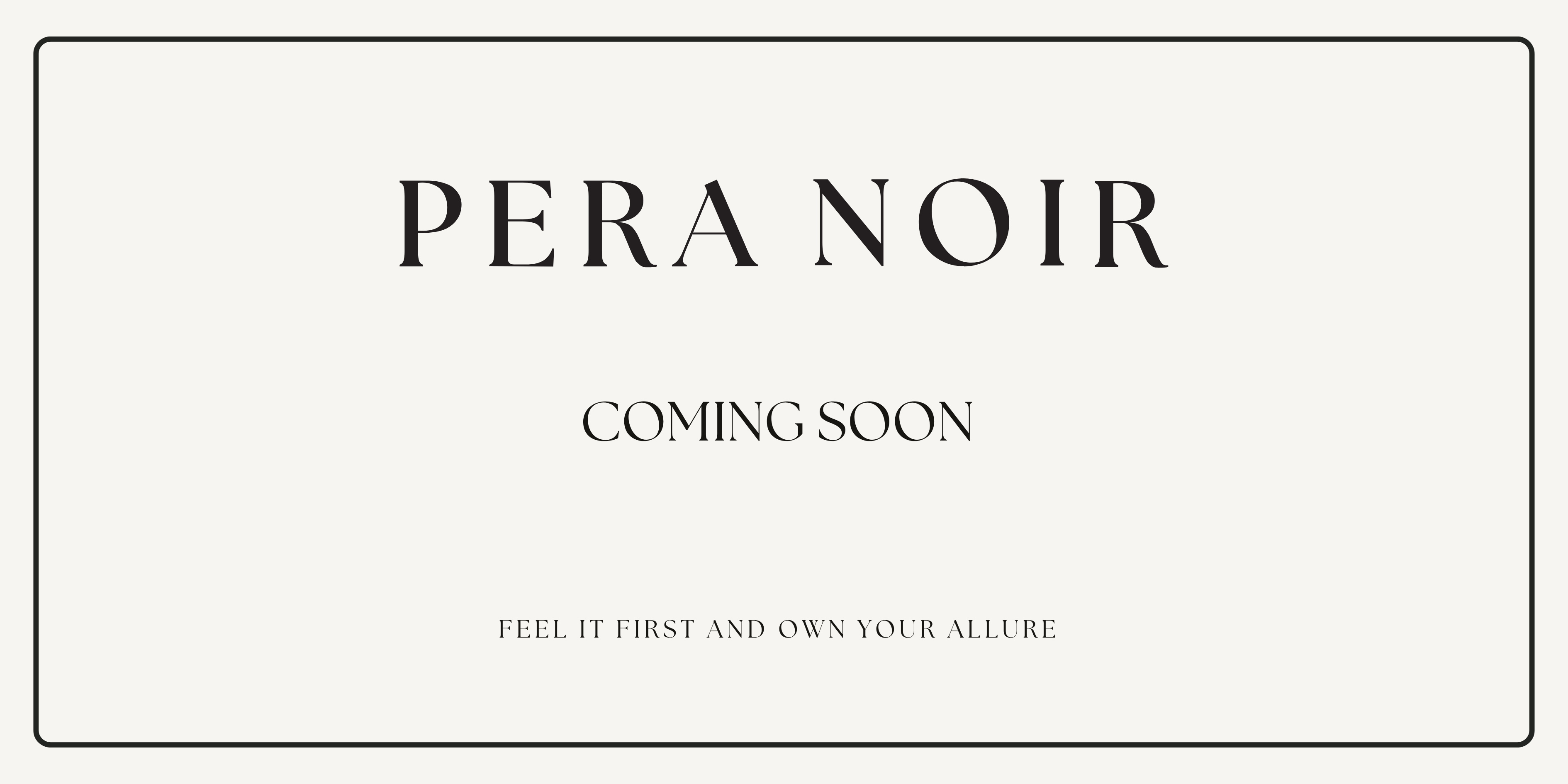 Pera Noir Lace