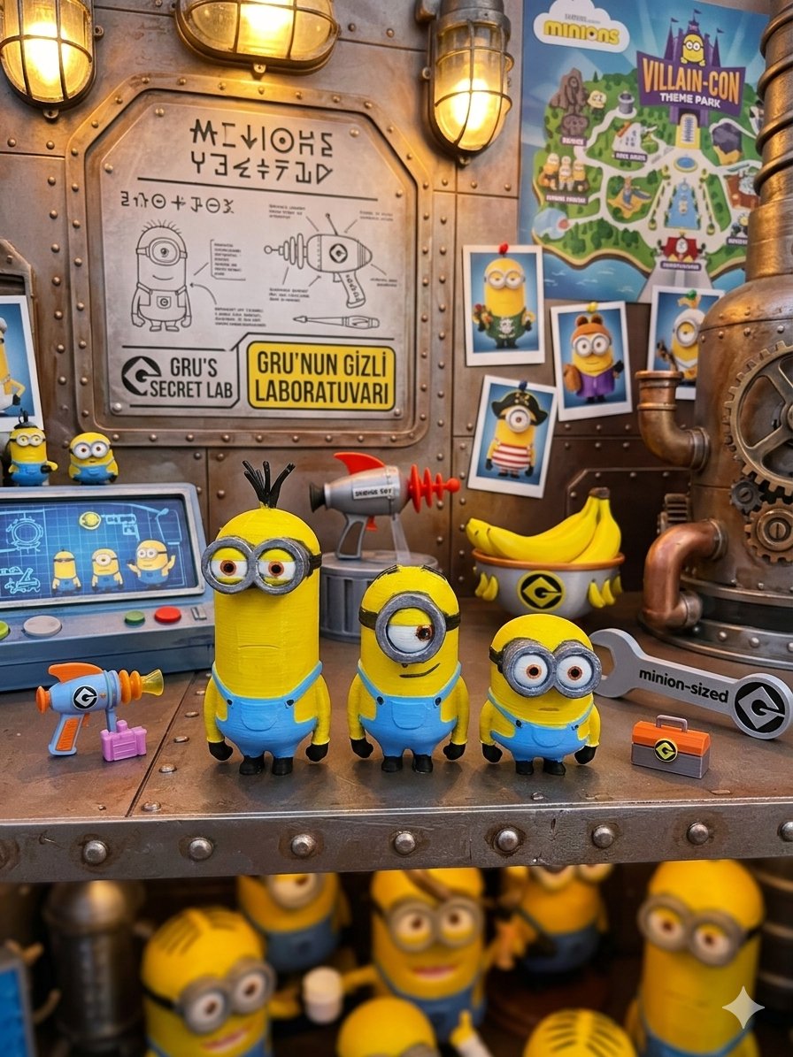 Minions Figürleri 3'lü