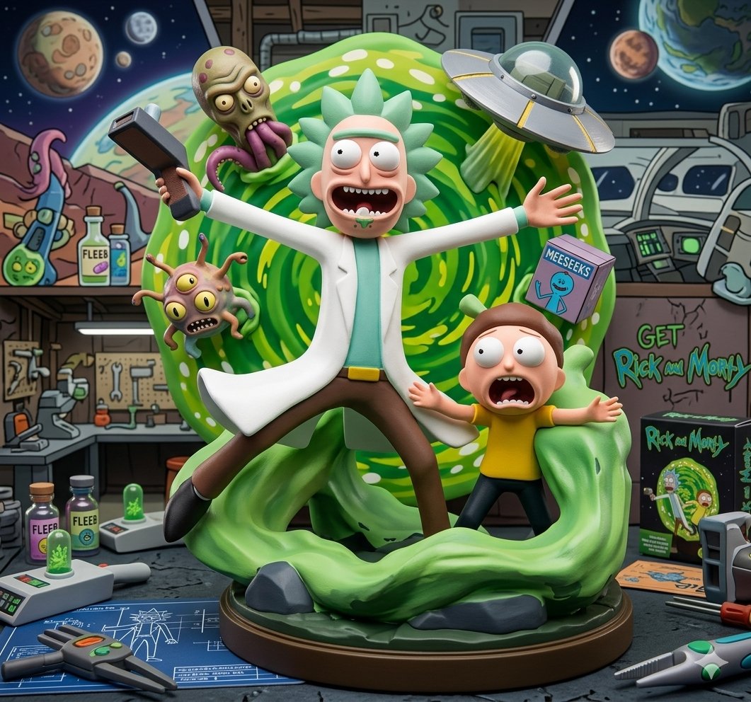 Rick and Morty Figürü