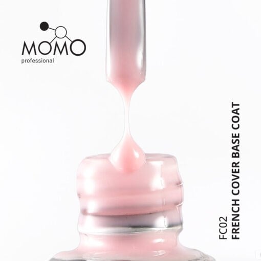 Momo French Cover Rubber Base Coat 10ml.