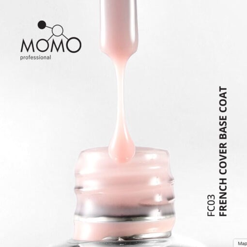 Momo French Cover Rubber Base Coat 10ml.