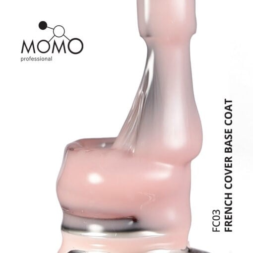 Momo French Cover Rubber Base Coat 10ml.