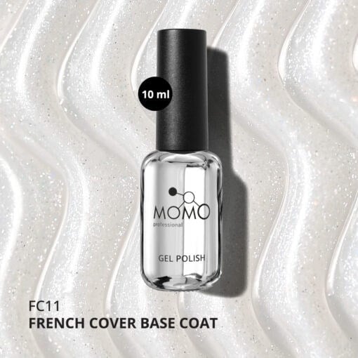 Momo French Cover Rubber Base Coat 10ml.
