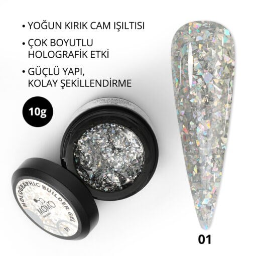 Momo Holographic Builder Gel 10gr.