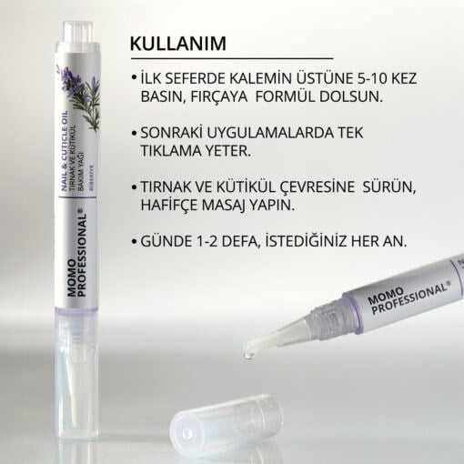Momo Tırnak Bakım Yağı 3ml. Biberiye