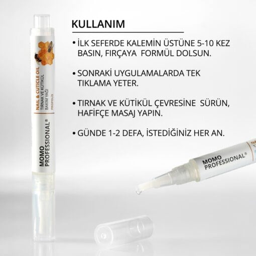 Momo Tırnak Bakım Yağı 3ml. Propolis
