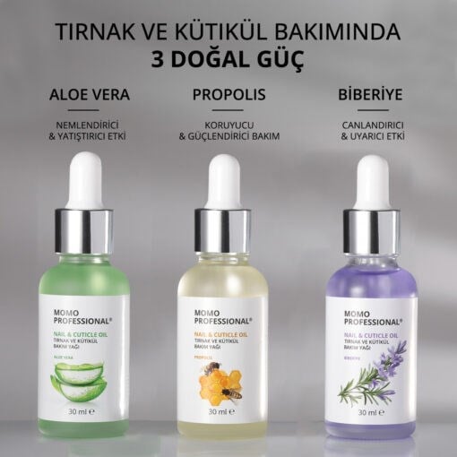 Momo Tırnak Bakım Yağo 30ml. Aloe Vera