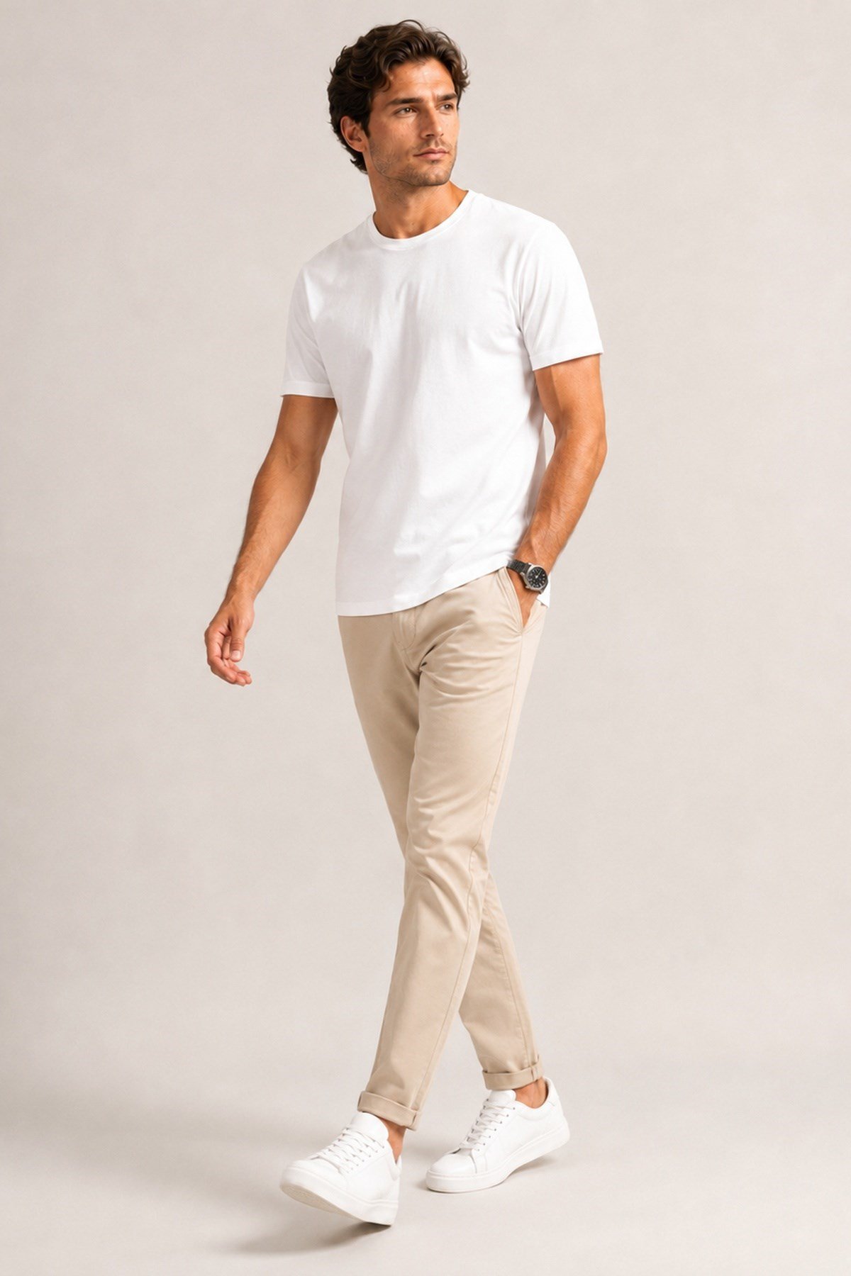 Beyaz Soft Flex T-Shirt