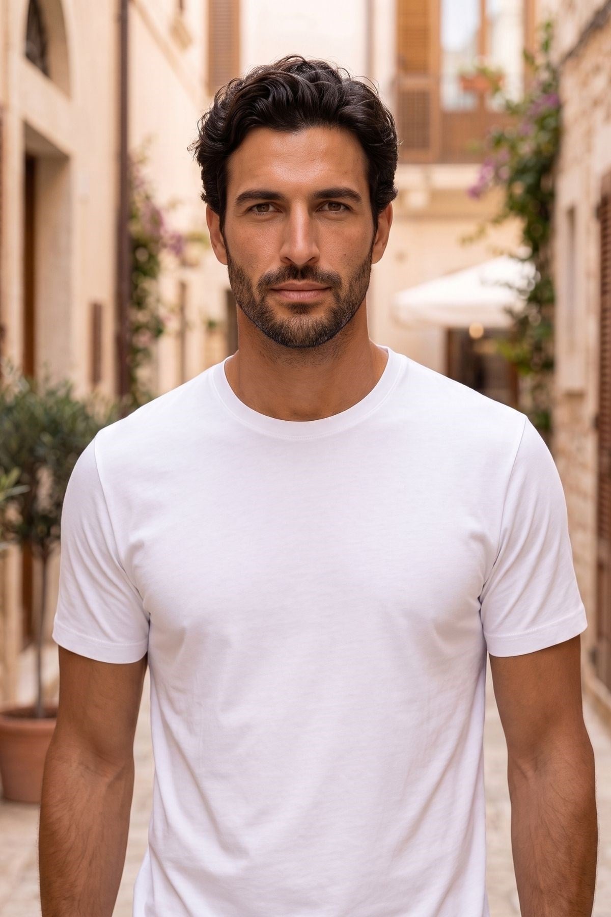 Beyaz Soft Flex T-Shirt