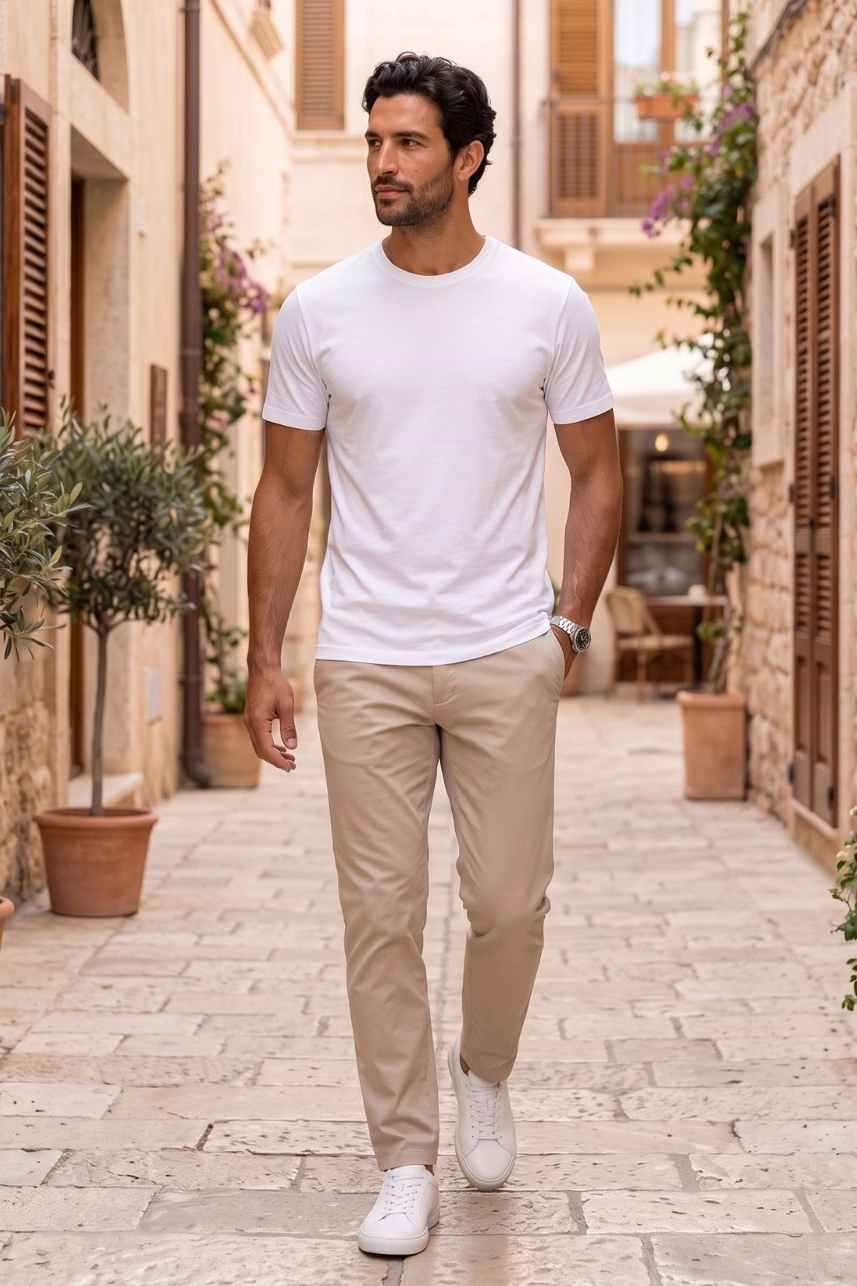 Beyaz Soft Flex T-Shirt