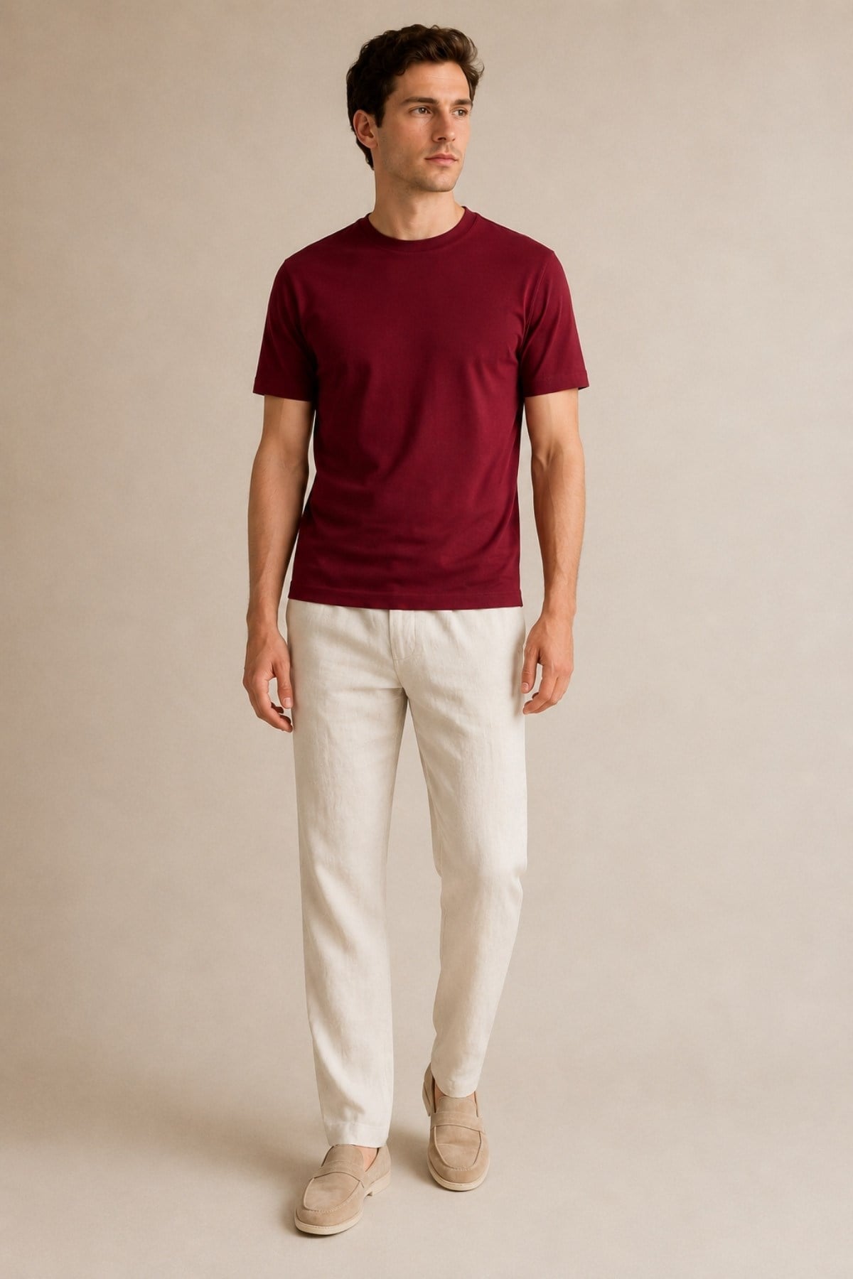 Bordo Pure Cotton T-Shirt