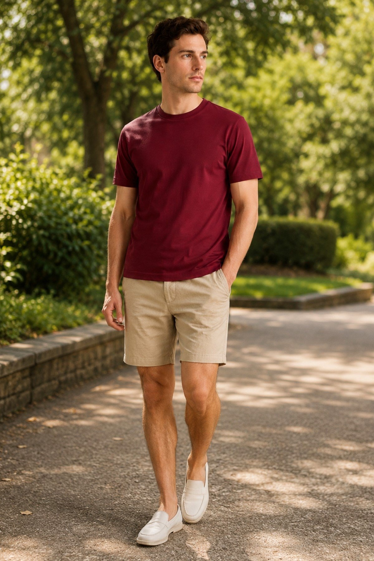 Bordo Pure Cotton T-Shirt