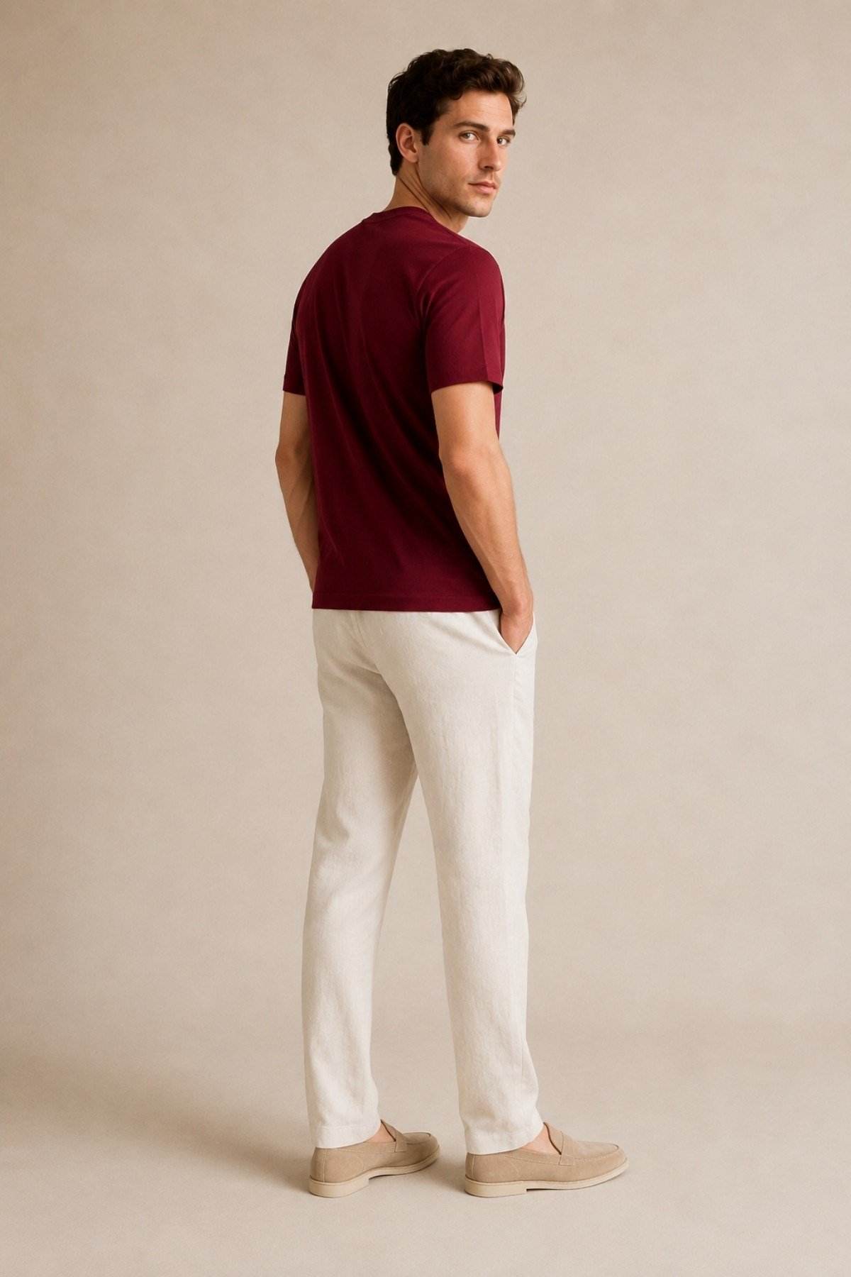 Bordo Pure Cotton T-Shirt