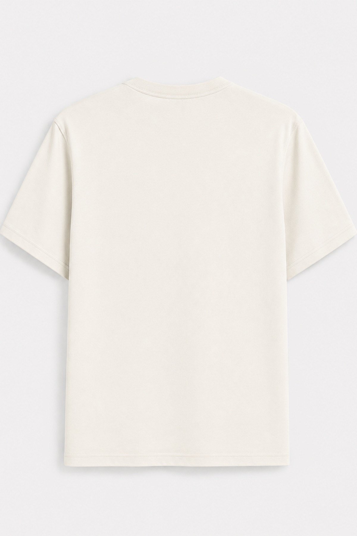 Ekru Pure Cotton T-Shirt