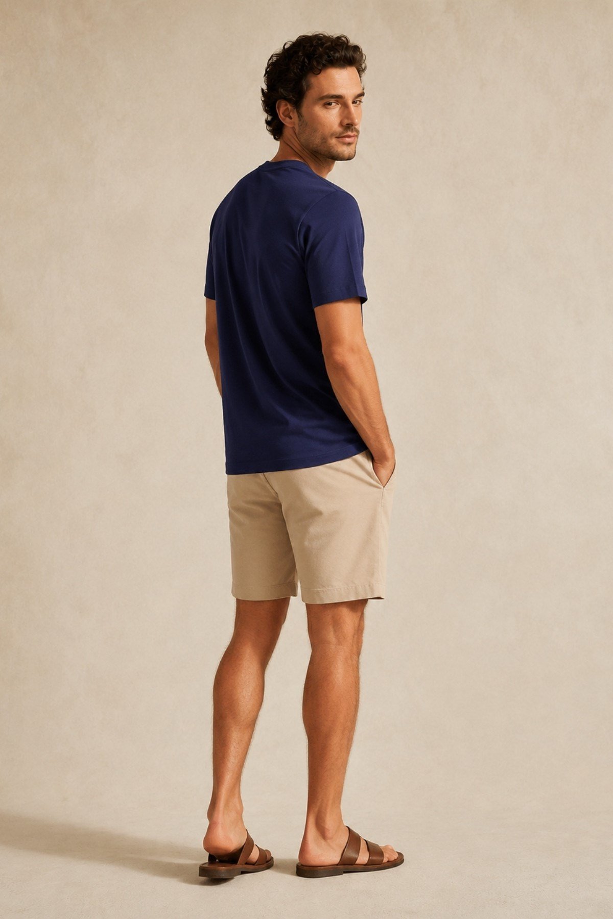 Lacivert Pure Cotton T-Shirt