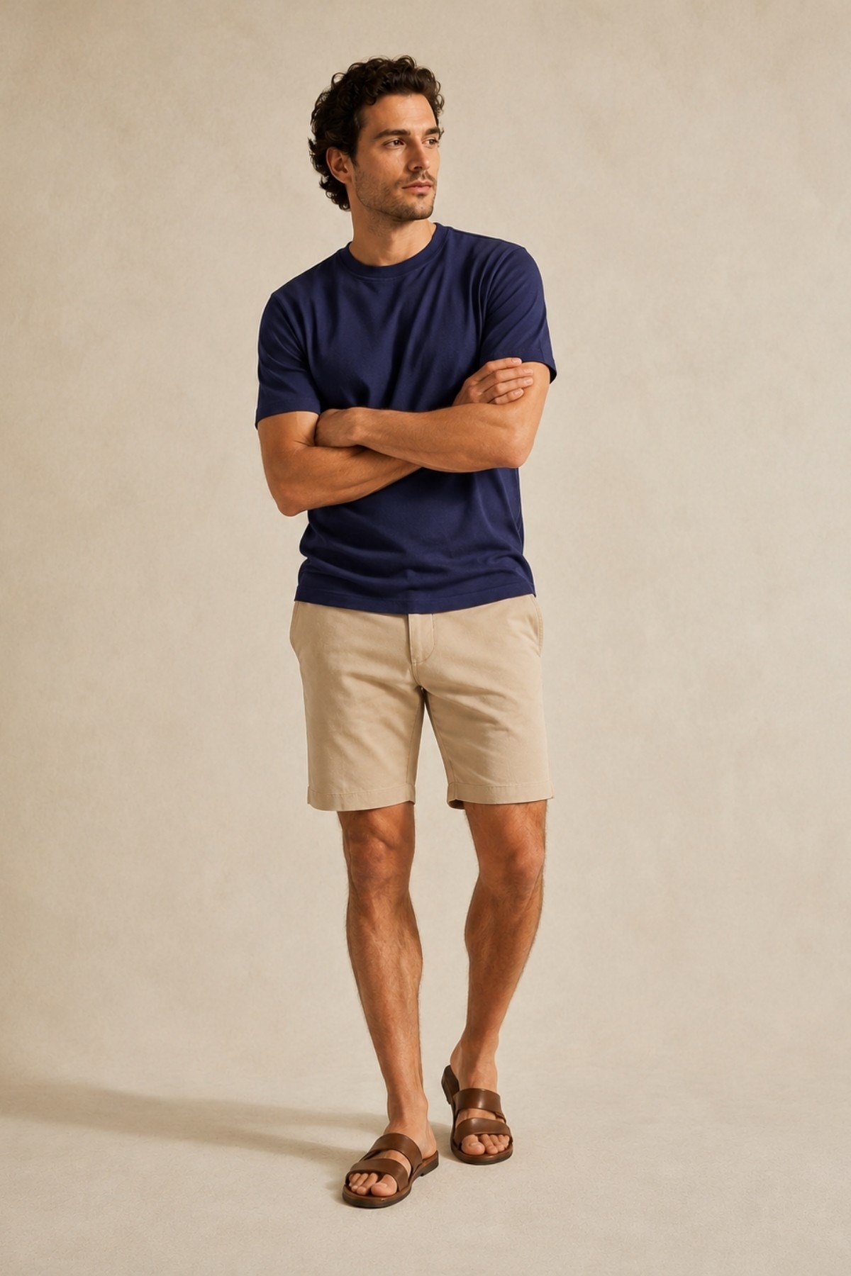 Lacivert Pure Cotton T-Shirt