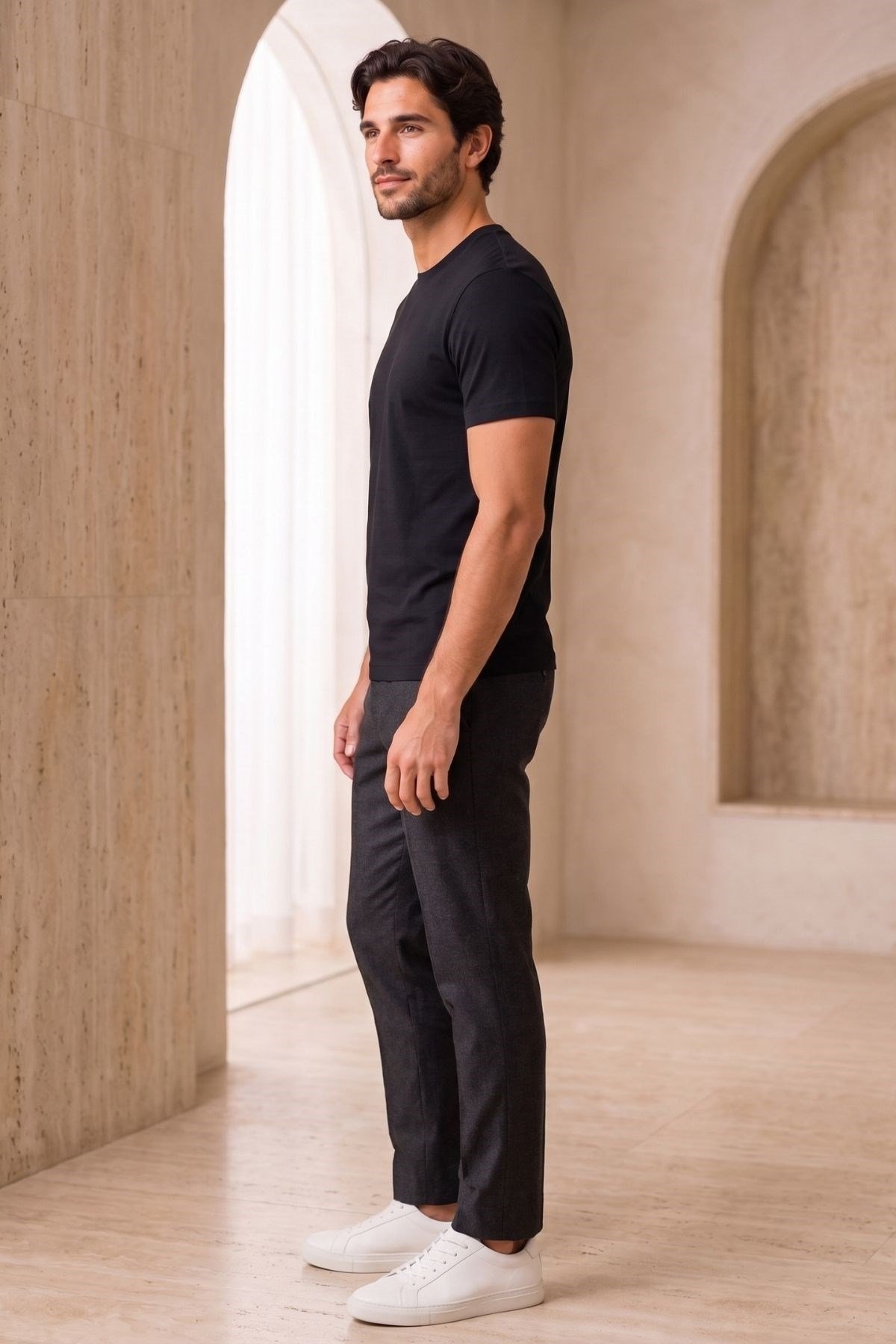 Siyah Soft Flex T-Shirt
