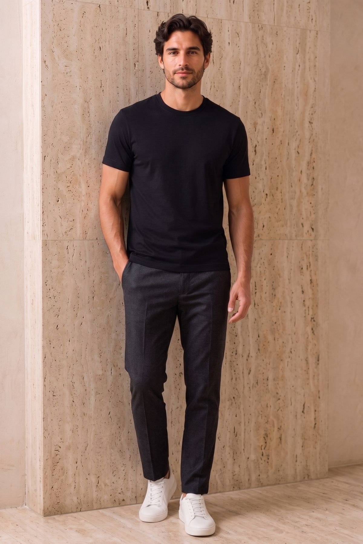 Siyah Soft Flex T-Shirt