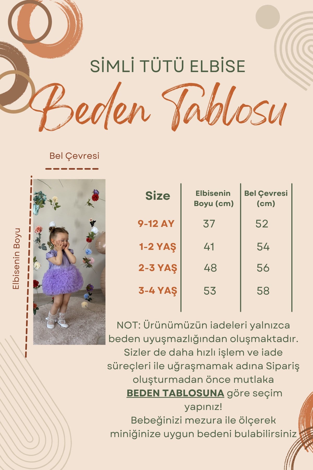 Kız Bebek Elbise Kısa Kollu Tüllü Tütü Özel Gün Parti Doğum Günü Düğün Prenses Kız Çocuk Elbise