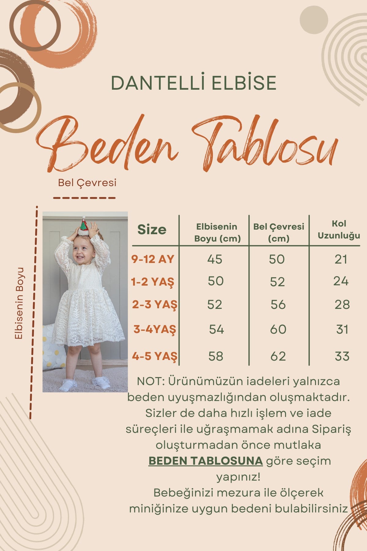 Kız Bebek Elbise Uzun Kollu Fiyonklu Doğum Günü Parti Düğün Özel Gün Abiye Kız Çocuk Elbise