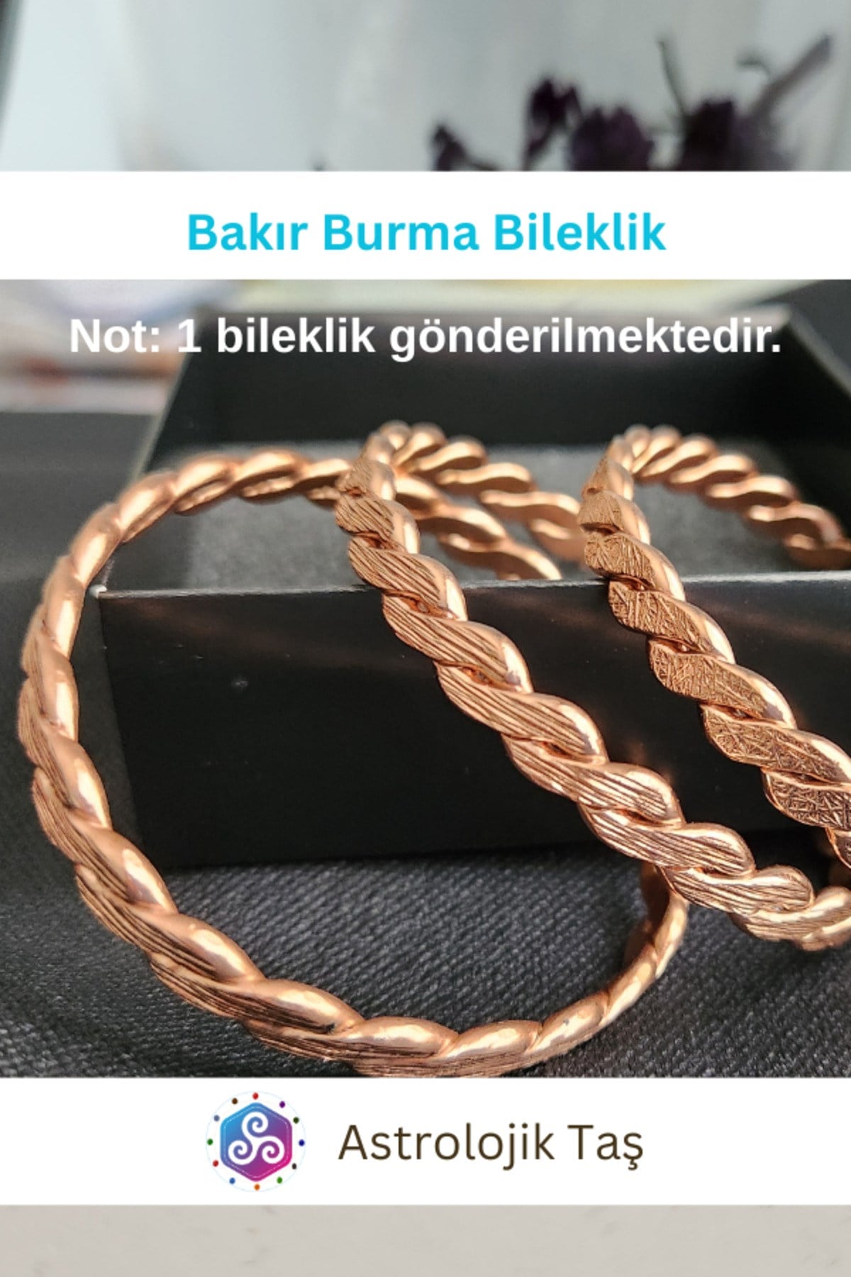 Bakır Burma Bileklik Bilezik Kadın Erkek