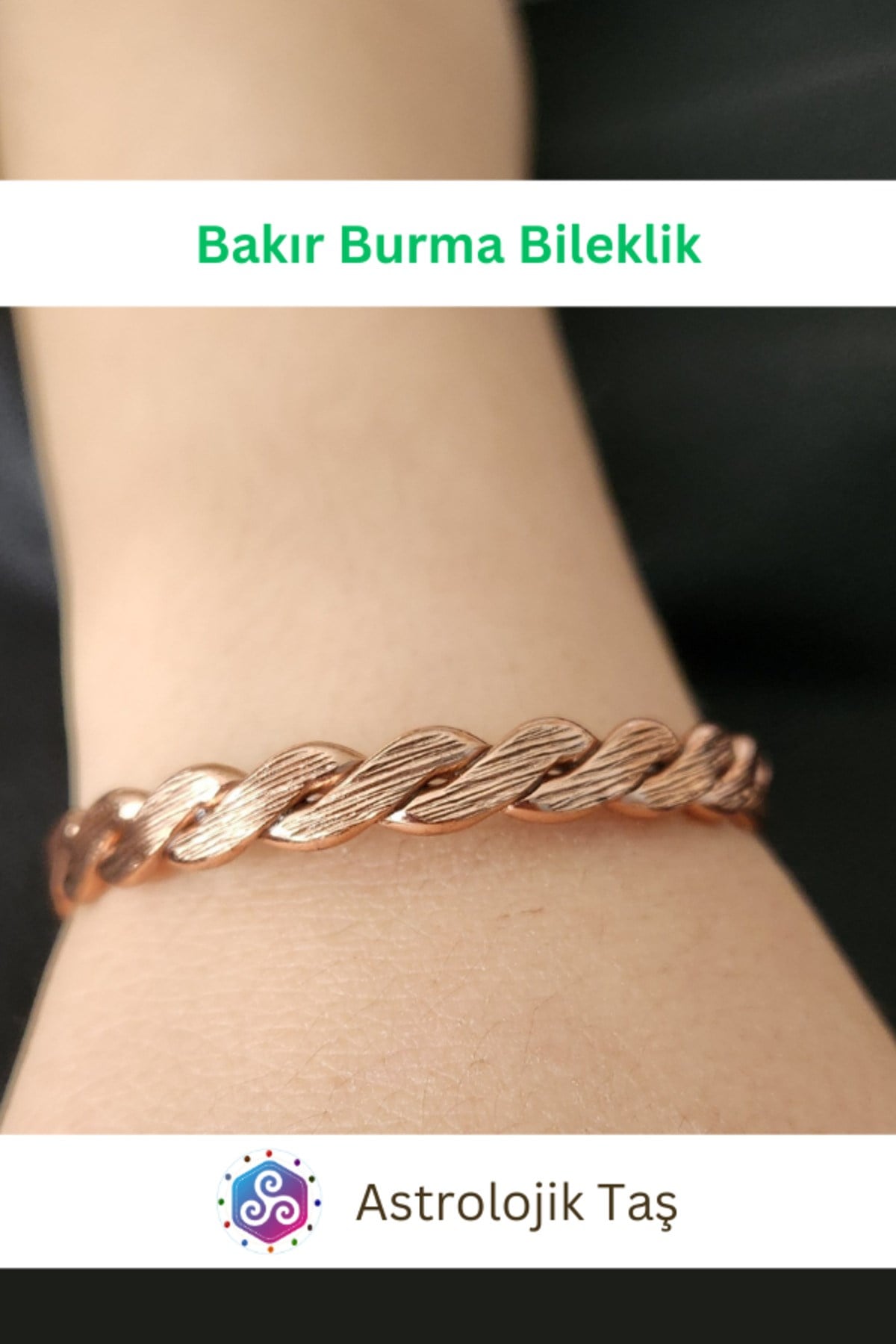 Bakır Burma Bileklik Bilezik Kadın Erkek