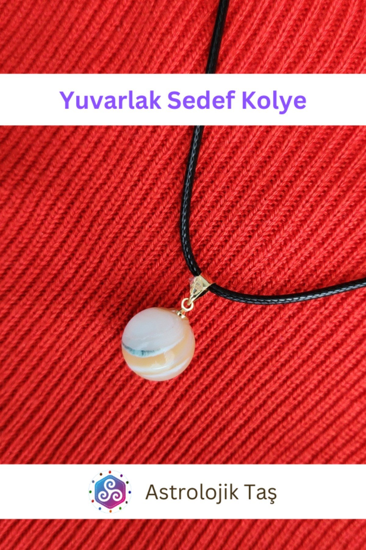 Yuvarlak Sedef Kolye Kolye