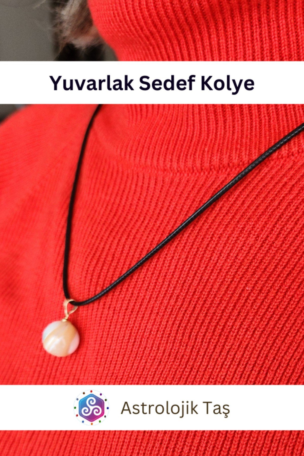 Yuvarlak Sedef Kolye Kolye