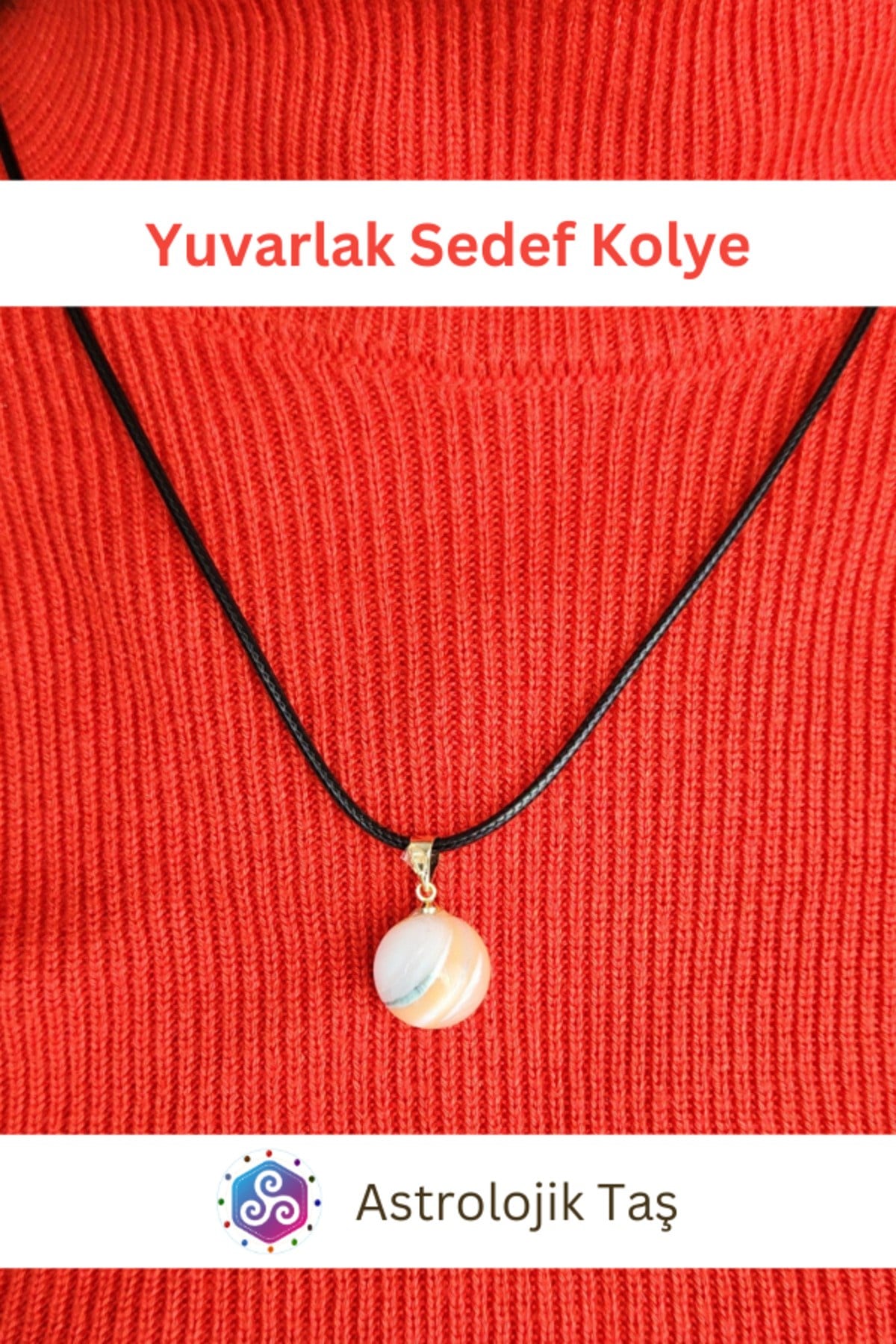 Yuvarlak Sedef Kolye Kolye