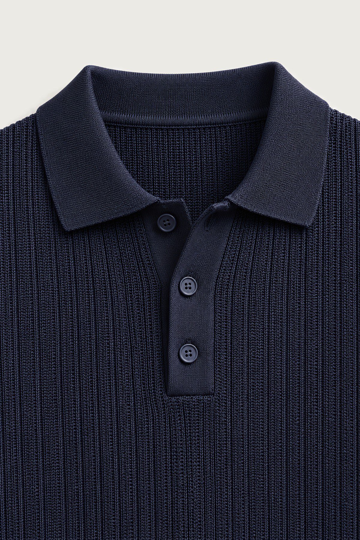 Fitilli Triko Polo Lacivert