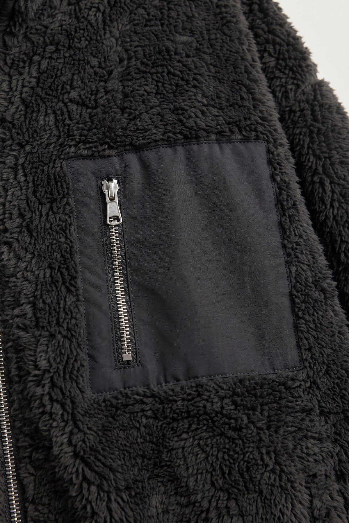 Sherpa Ceket Siyah