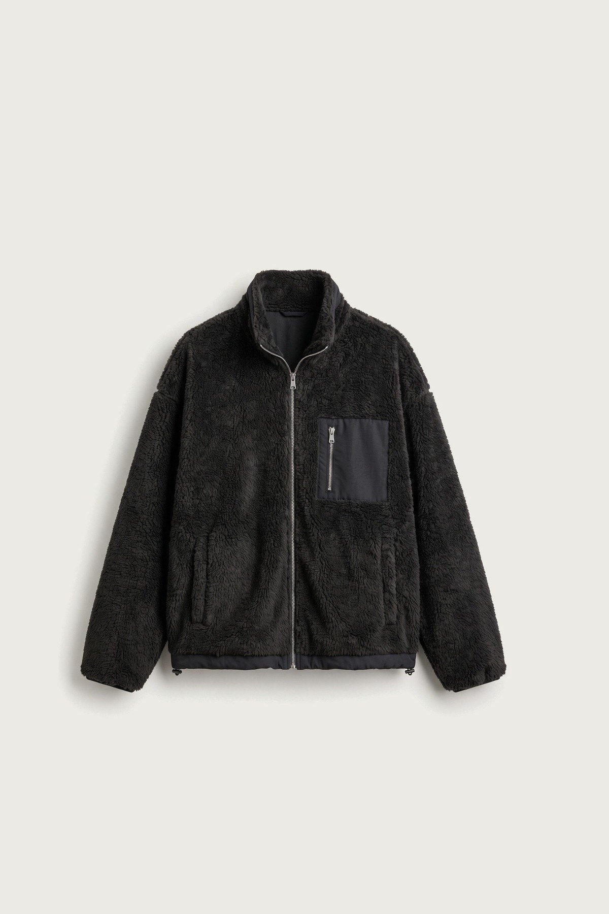 Sherpa Ceket Siyah