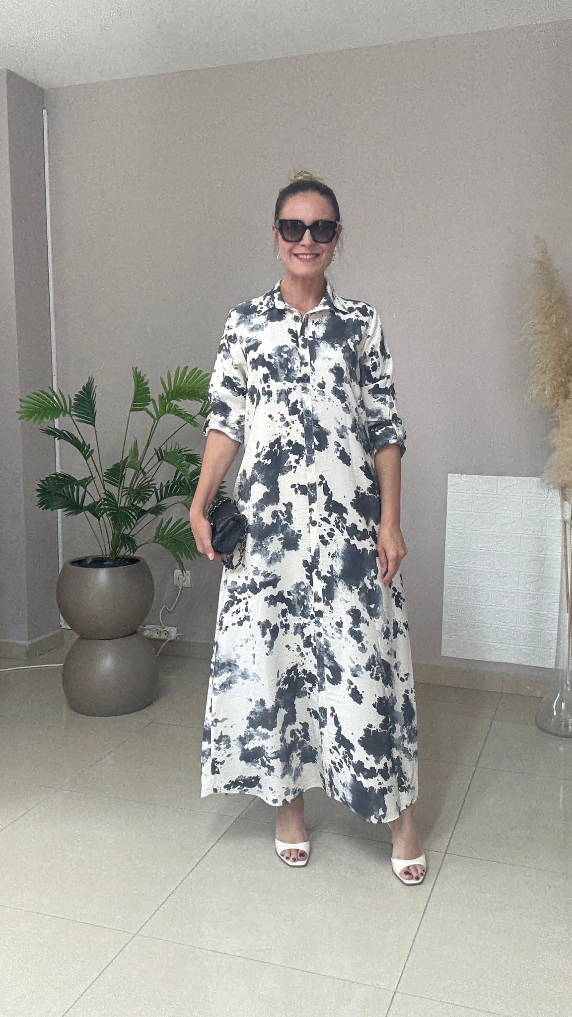 Batik Desen Tensel Elbise