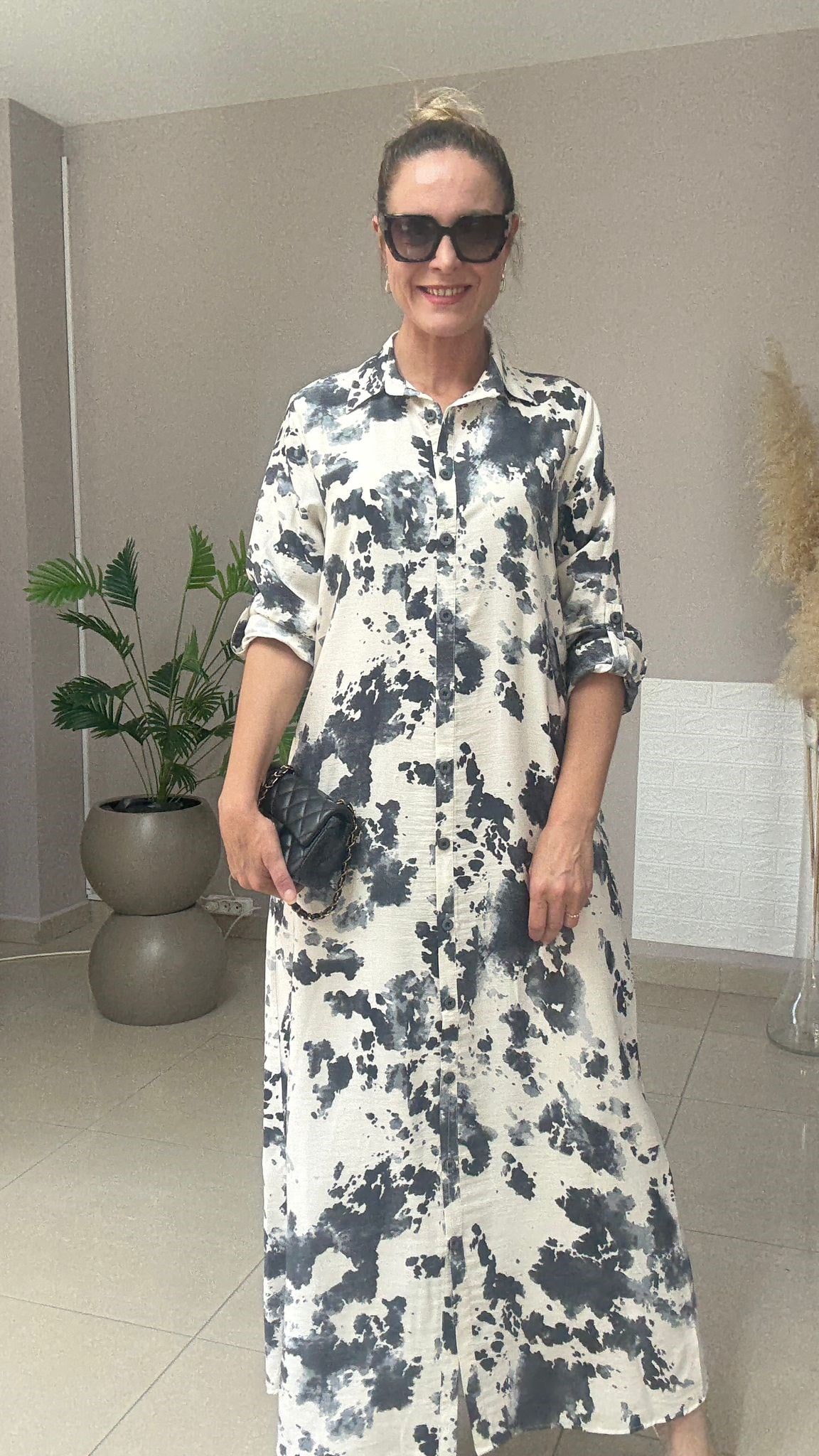 Batik Desen Tensel Elbise