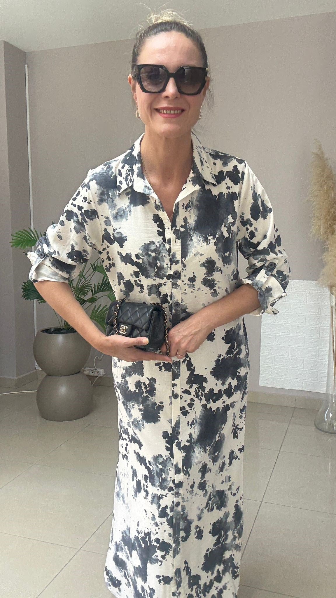 Batik Desen Tensel Elbise