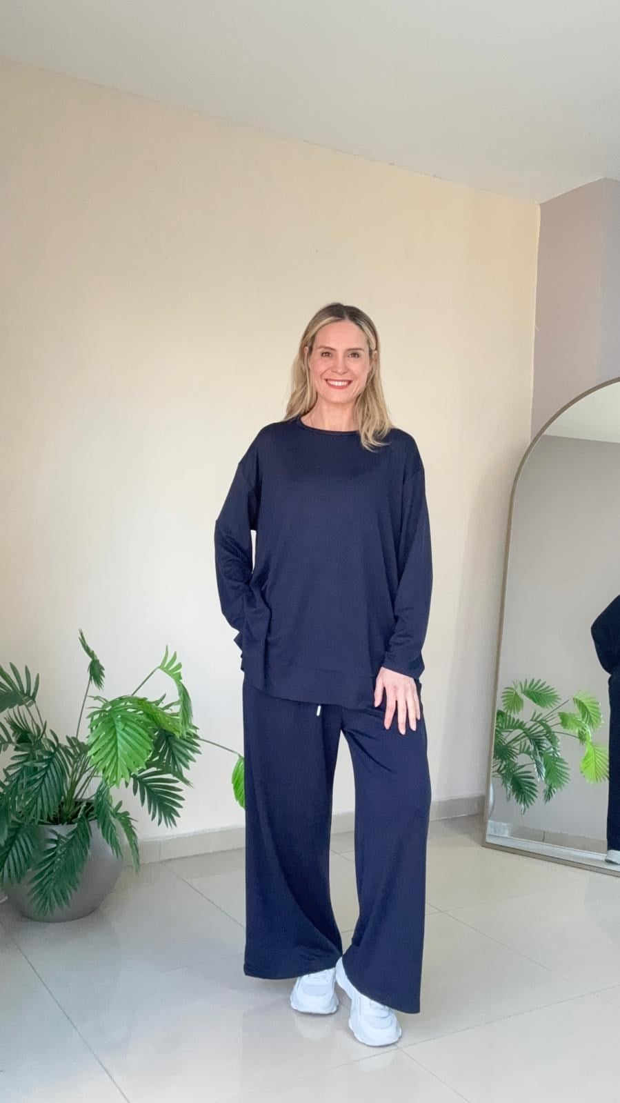 Dökümlü Palazzo Takım