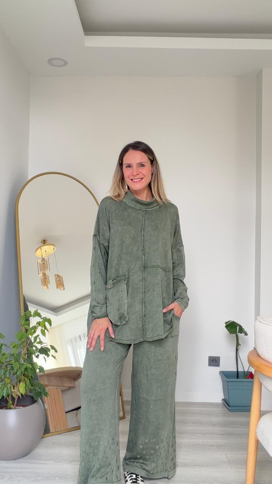 Ebru Triko Takım Haki