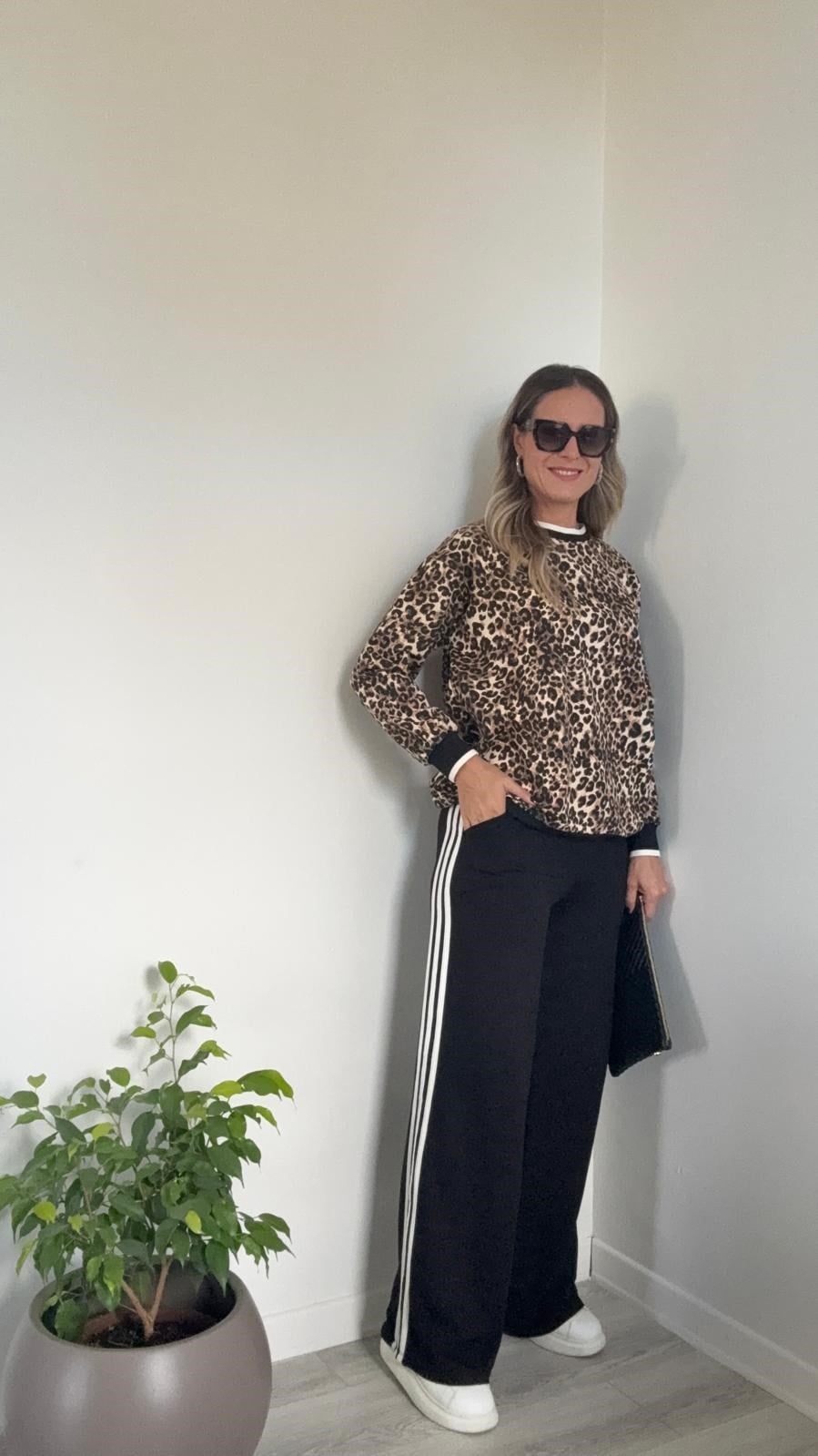 Leoparlı Eşofman Takım
