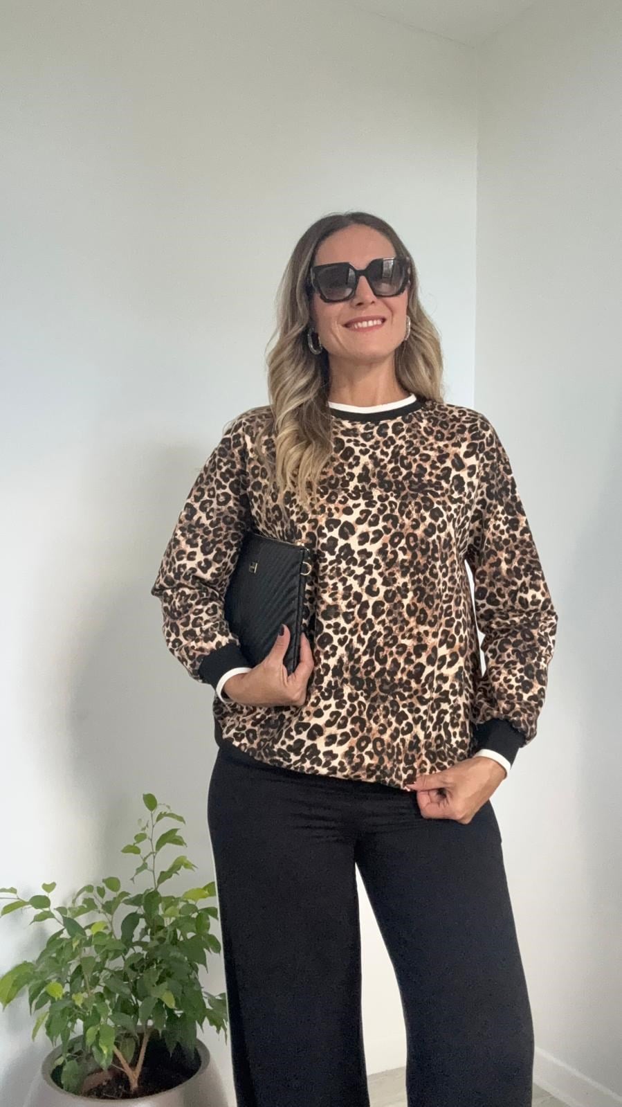 Leoparlı Eşofman Takım
