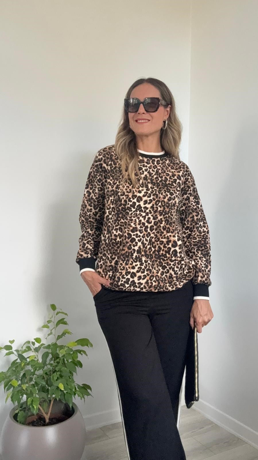 Leoparlı Eşofman Takım