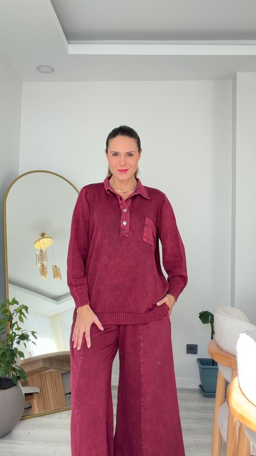 Tuna Triko Takım Bordo