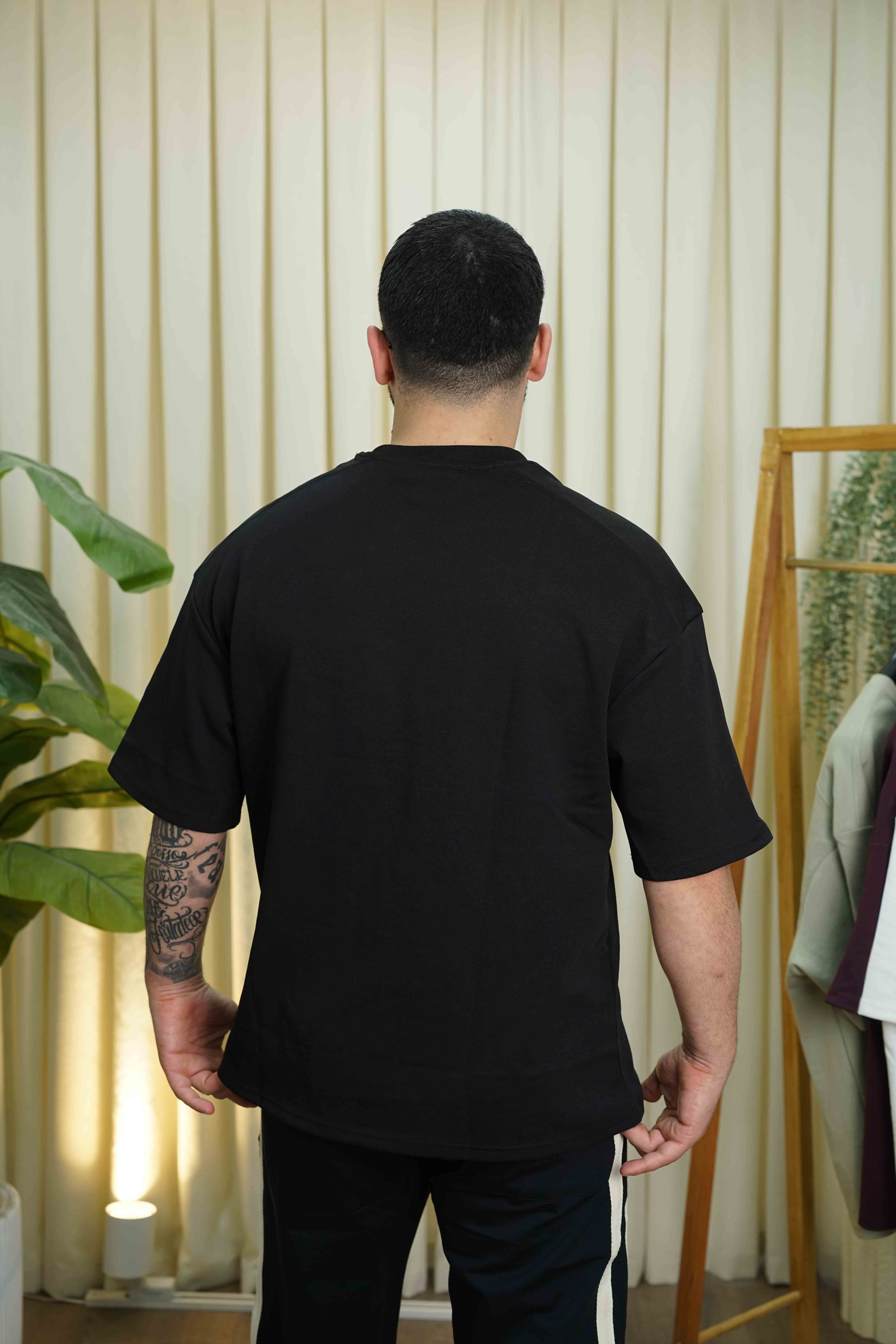 Oversize Bezink Tişört Siyah