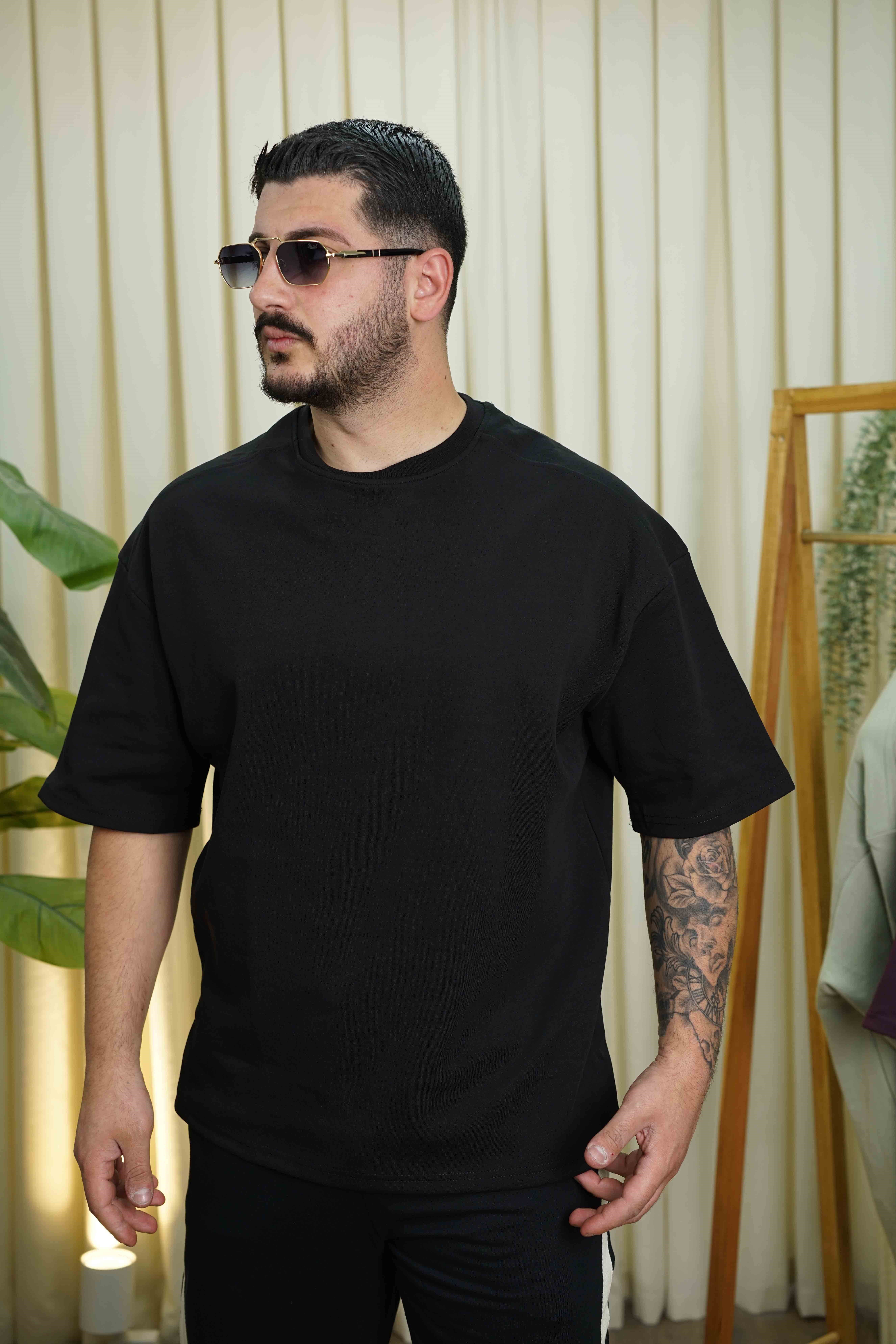 Oversize Bezink Tişört Siyah