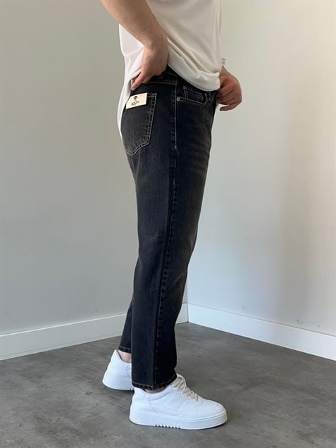 Boyfriend Kot Pantolon  Füme